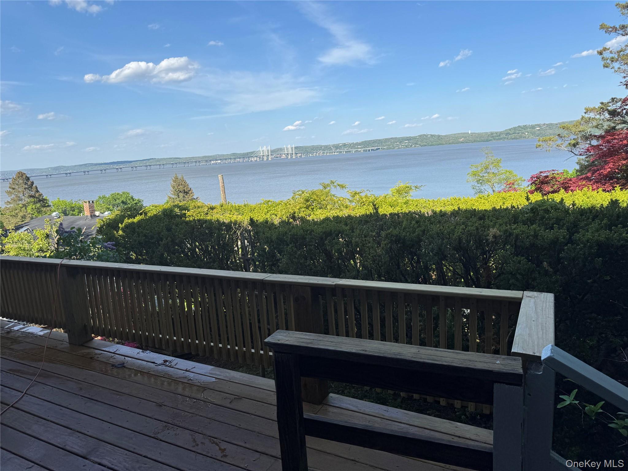45 Upper Ritie Street Piermont, NY 10968 - Photo 12 of 30 a view of balcony with wooden floor and lake view
