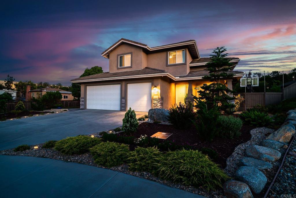 8517 Even Seth Circle Santee, CA 92071 - Photo 1 of 1 a front view of a house with garden