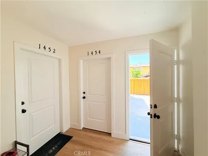 a view of a bedroom with closet area