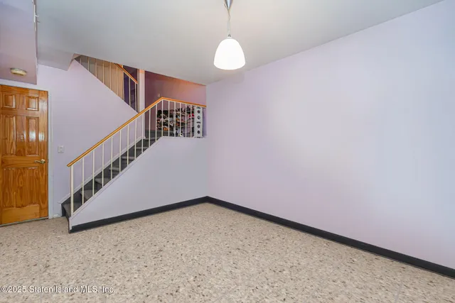 a view of an entryway with staircase