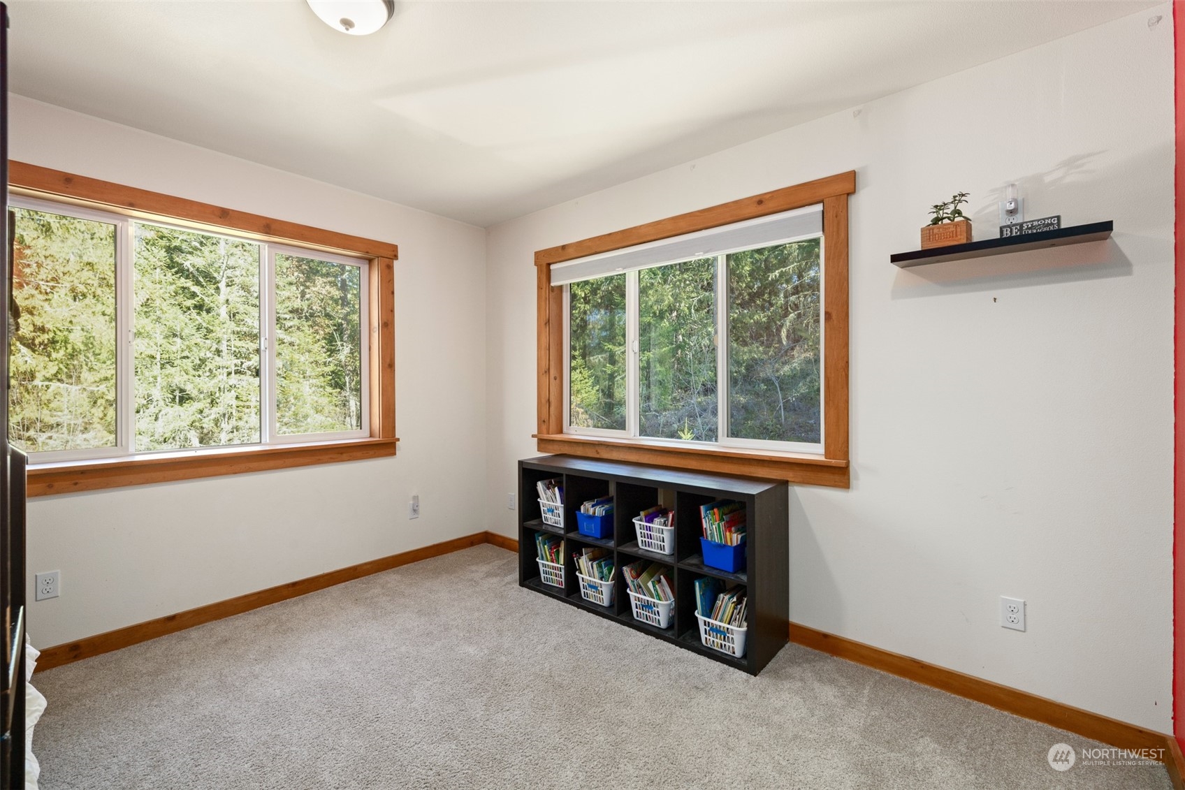3956 Happy Valley Road Sequim, WA 98382 - Photo 36 of 40 an empty room with windows and closet