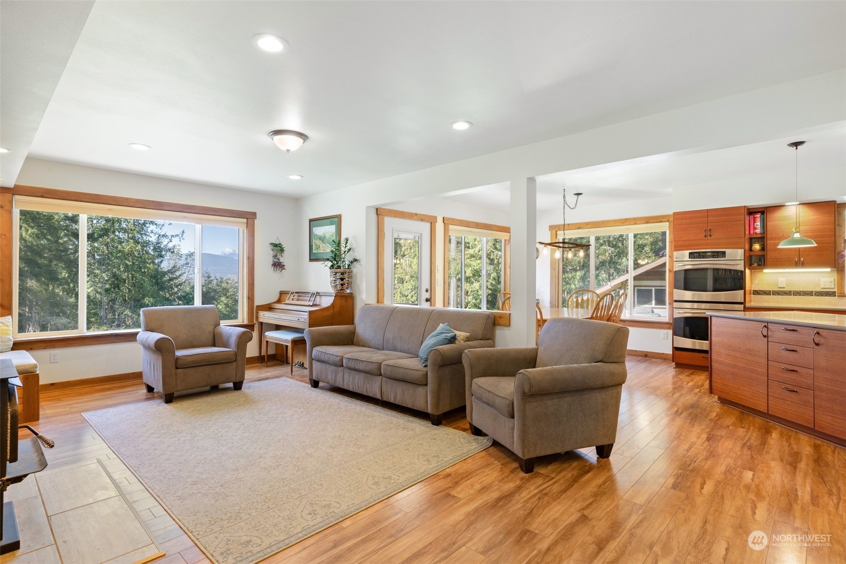 3956 Happy Valley Road Sequim, WA 98382 - Photo 8 of 40 a living room with furniture and a large window