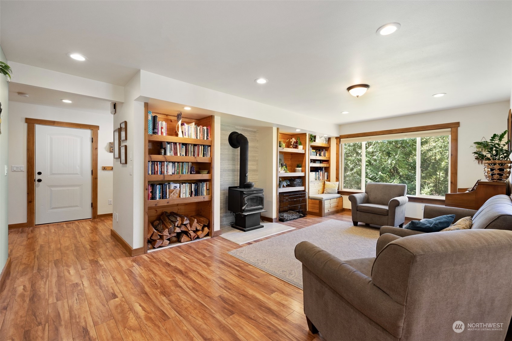 3956 Happy Valley Road Sequim, WA 98382 - Photo 9 of 40 a living room with furniture and a large window