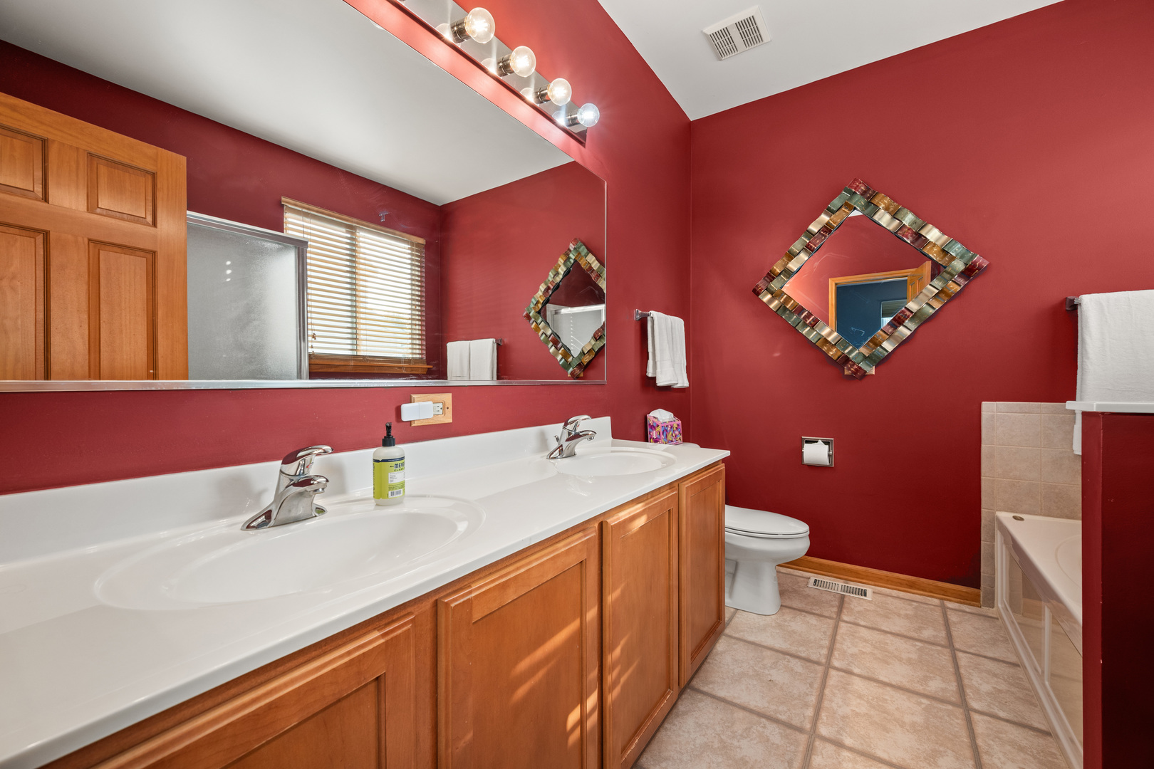 214 Stearn Drive Genoa, IL 60135 - Photo 10 of 24 a bathroom with a sink mirror and vanity