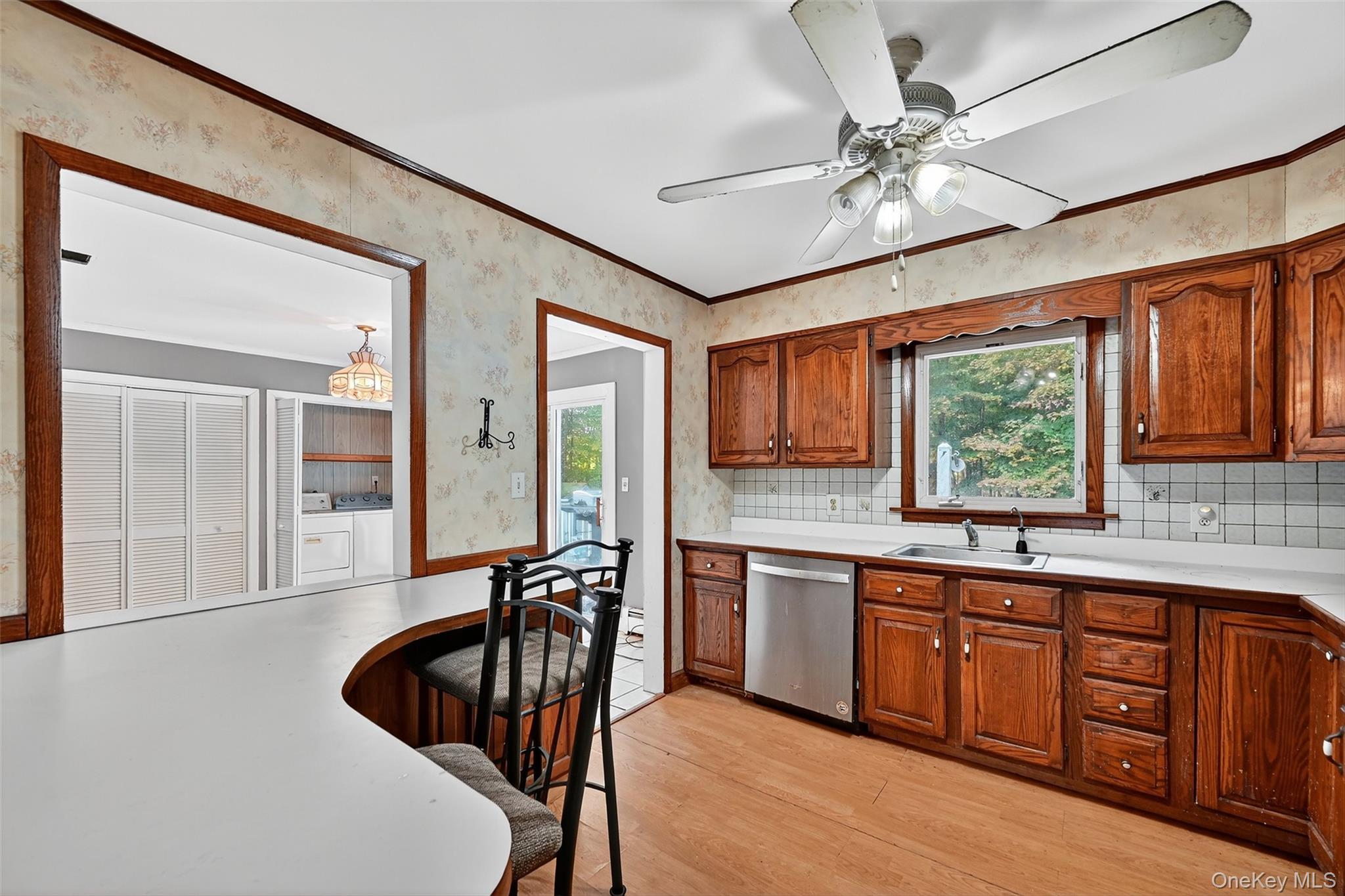 8 Haight Road Monroe, NY 10950 - Photo 14 of 40 Eat in kitchen features solid wood cabinetry.