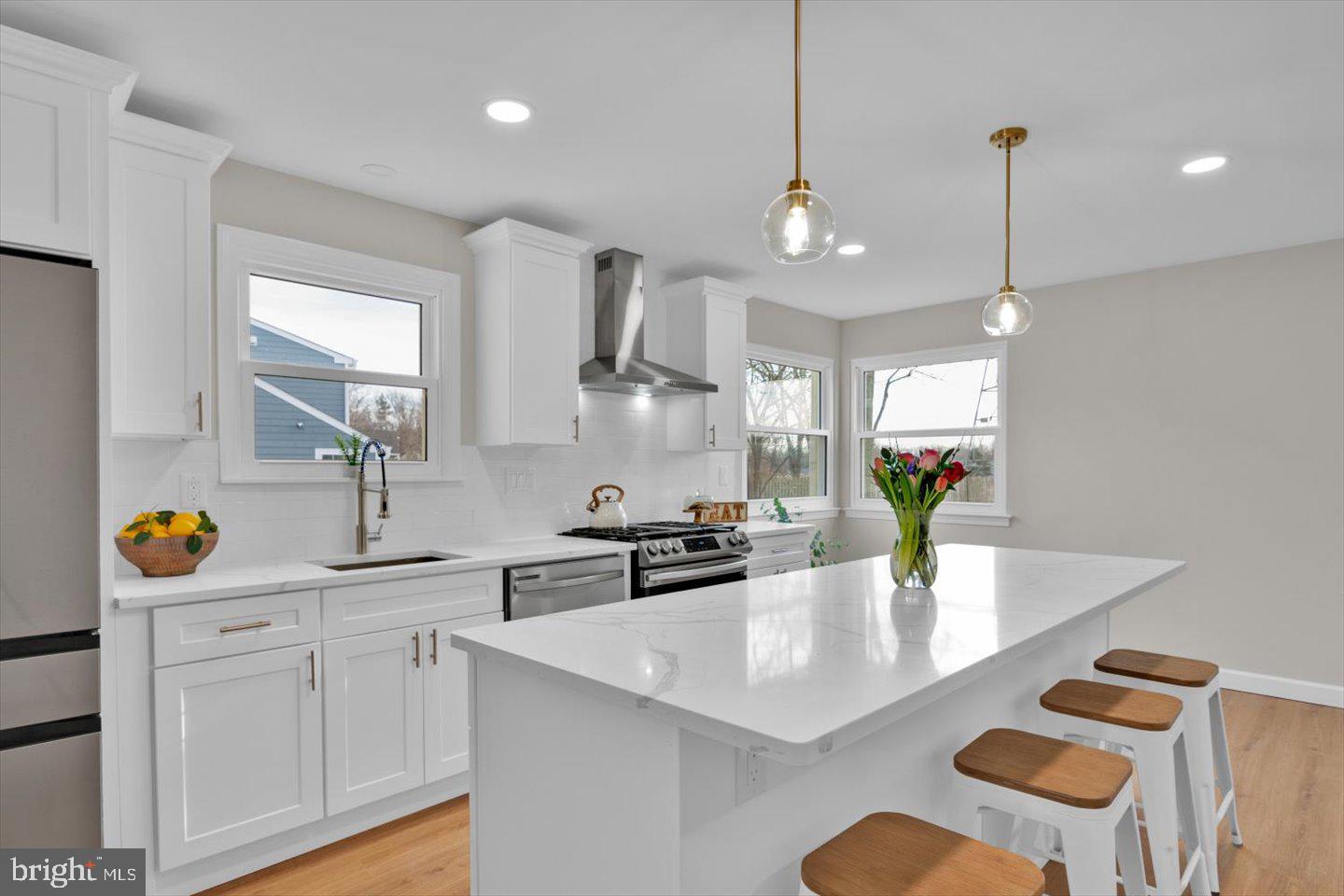 800 Marlowe Road Cherry Hill, NJ 08003 - Photo 18 of 55 a kitchen with a sink a counter space appliances and cabinets
