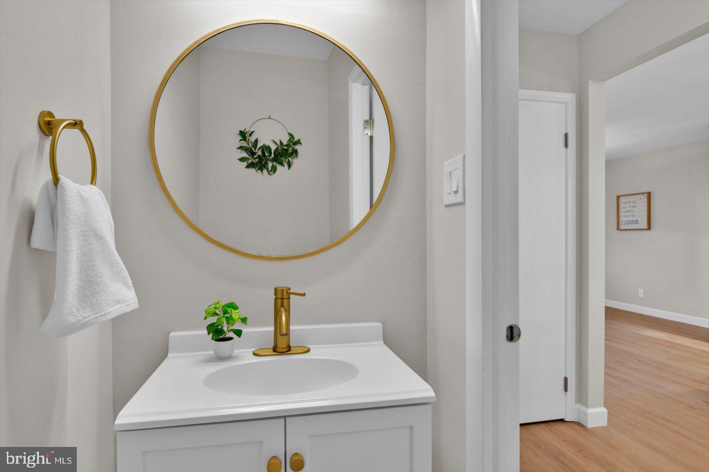 800 Marlowe Road Cherry Hill, NJ 08003 - Photo 27 of 55 a bathroom with a sink and a mirror