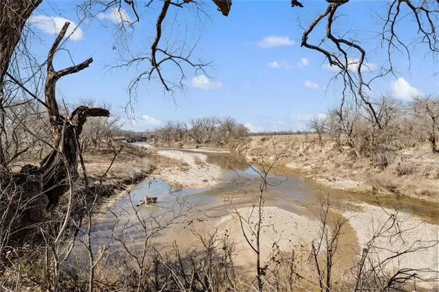 a view of wooden stairs