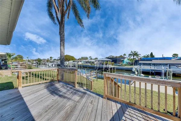 a view of ocean from a balcony