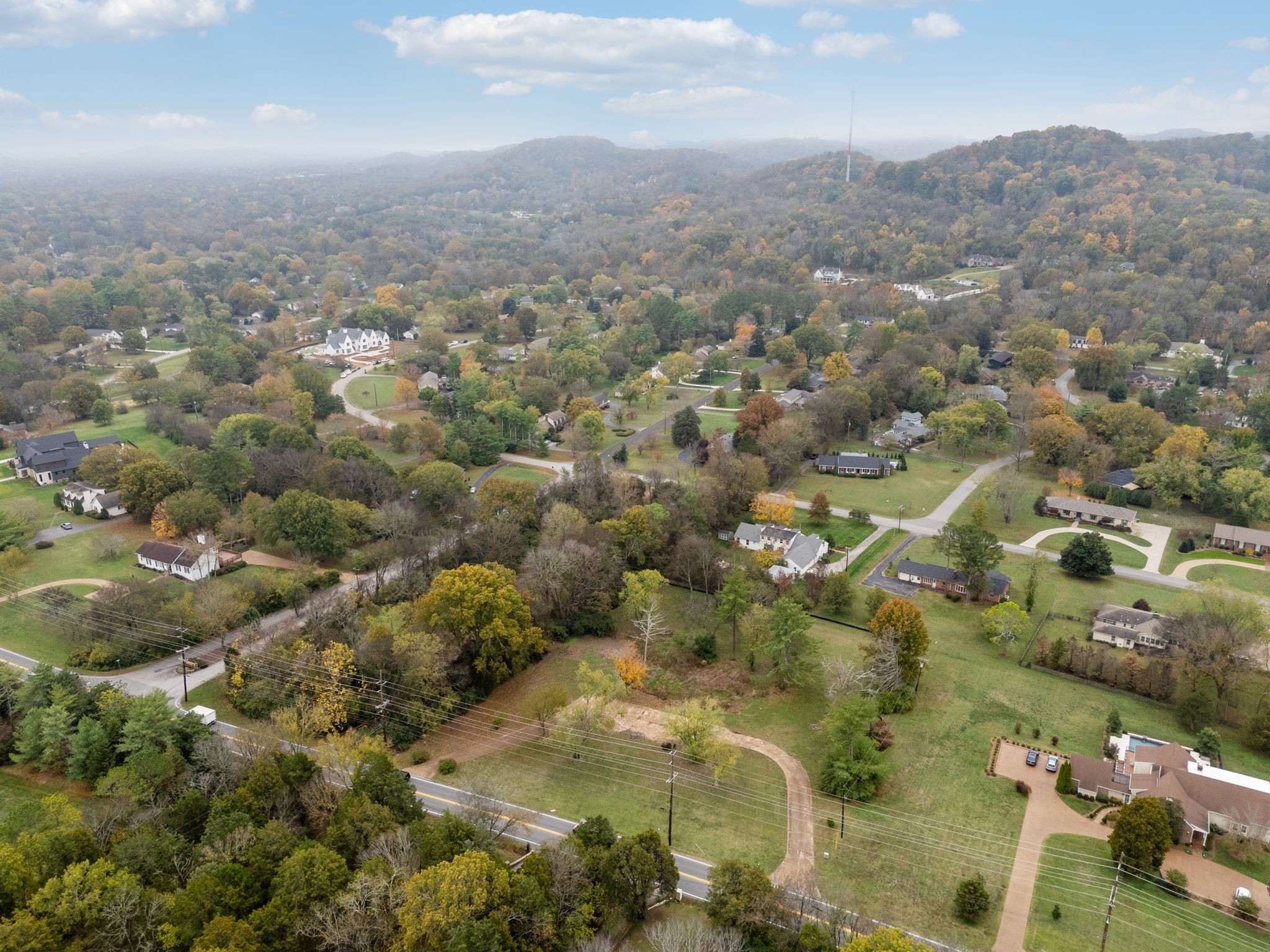 1917 Old Hickory Boulevard Brentwood, TN 37027 - Photo 29 of 49 an aerial view of residential houses with outdoor space