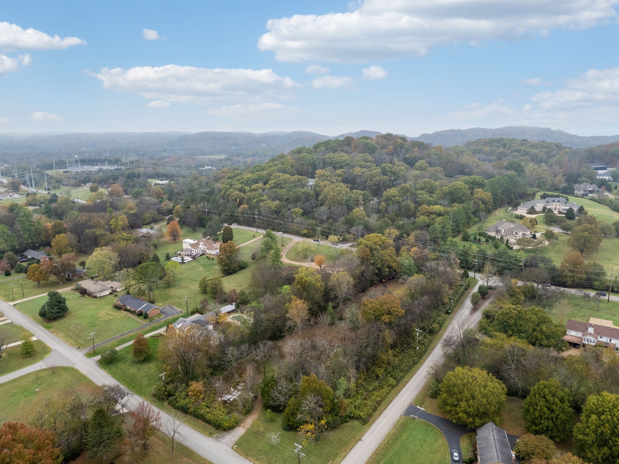 1917 Old Hickory Boulevard Brentwood, TN 37027 - Photo 35 of 49 an aerial view of residential houses with outdoor space and trees