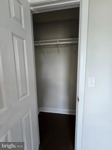 a close view of closet