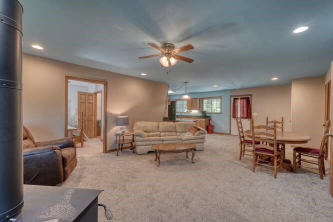 441 Foxfire Road Blairsville, GA 30512 - Photo 21 of 73 a living room with furniture and a chandelier