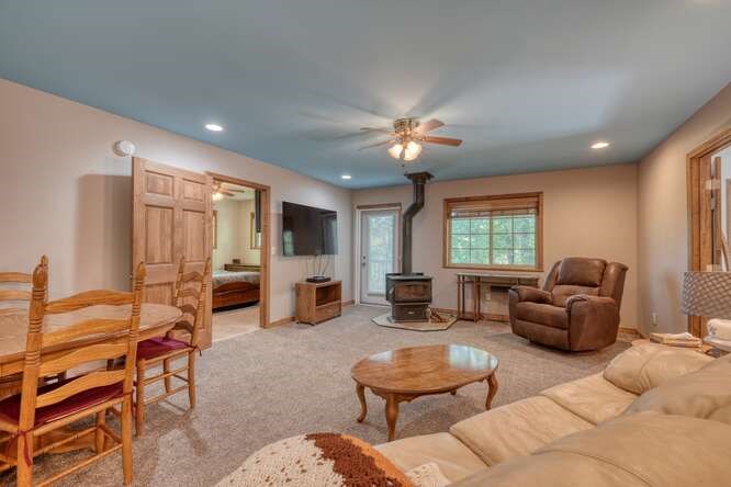 441 Foxfire Road Blairsville, GA 30512 - Photo 6 of 73 a living room with furniture fireplace and flat screen tv