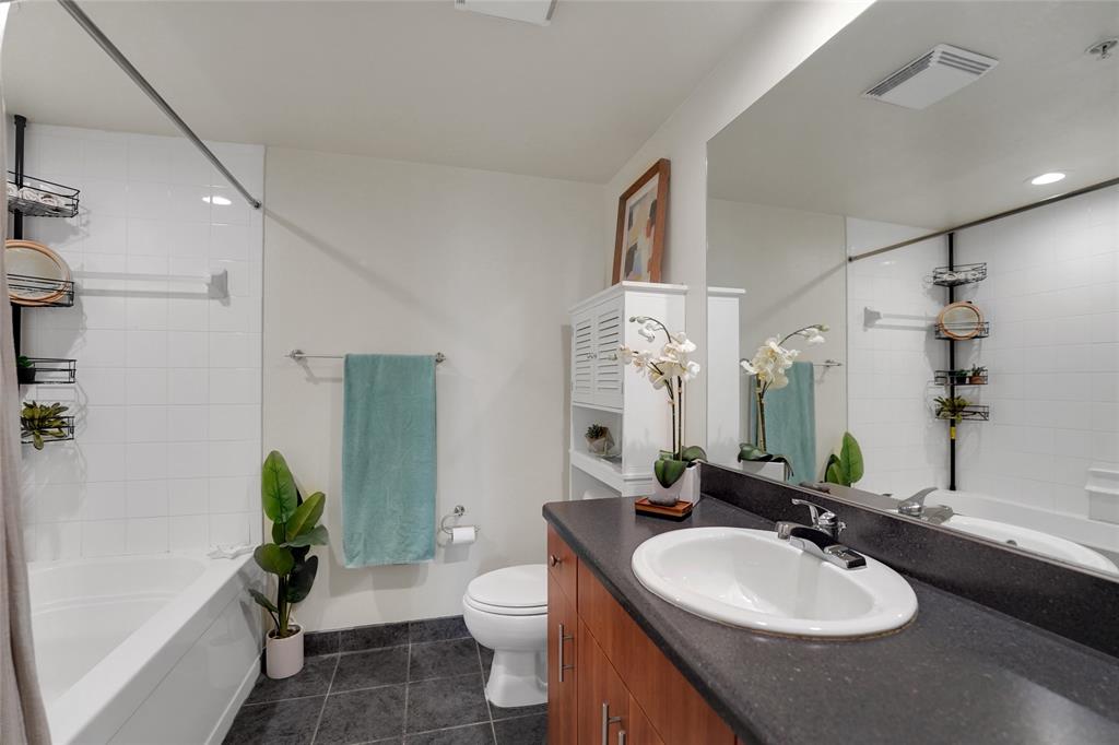 100 North Federal Highway, Unit 819 Fort Lauderdale, FL 33301 - Photo 21 of 36 a bathroom with a sink toilet and shower
