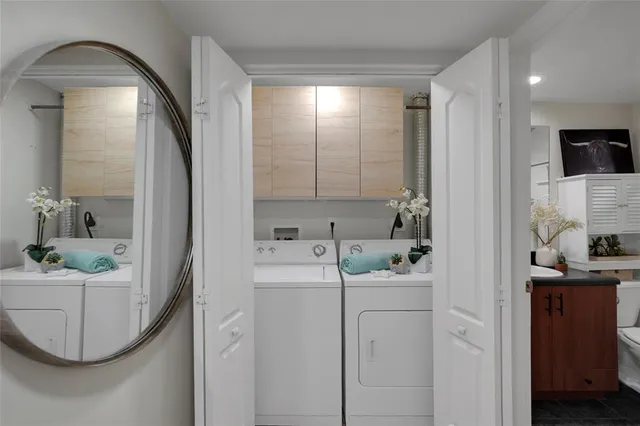 a view of swimming pool with a tub