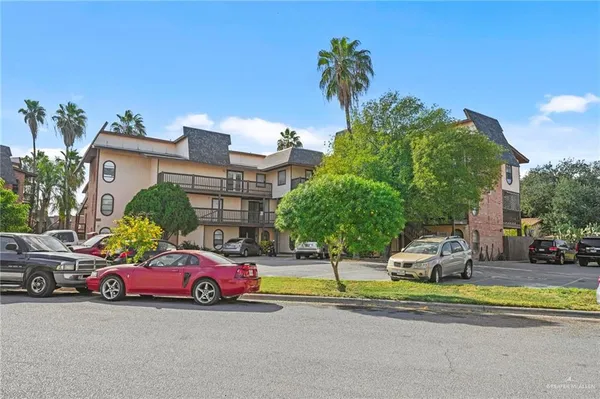 a car parked in front of a house