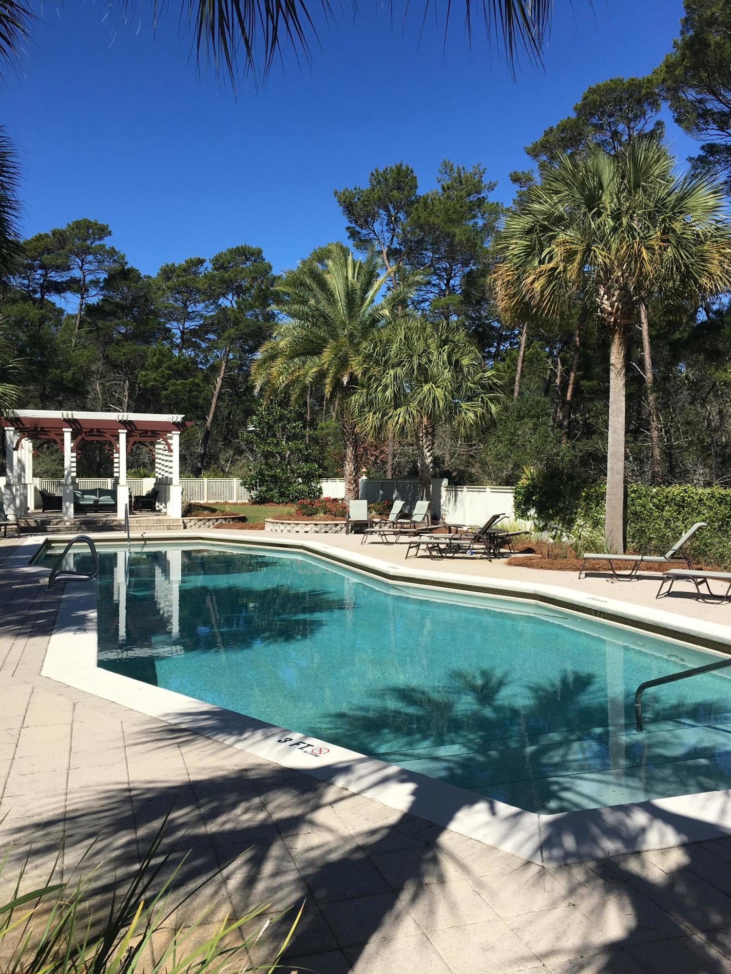 27 Dune Ridge Road Santa Rosa Beach, FL 32459 - Photo 5 of 6 a view of a swimming pool with a yard