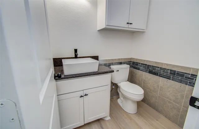 an aerial view of a house with outdoor space swimming pool and outdoor seating