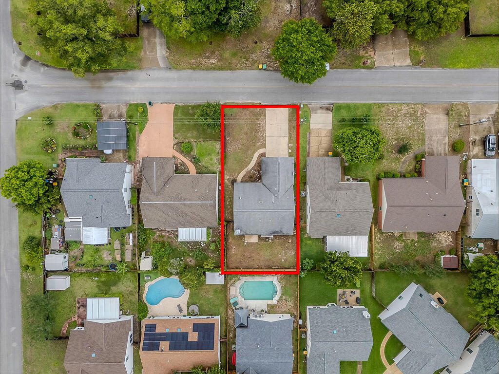 53 4th Street Shalimar, FL 32579 - Photo 40 of 47 an aerial view of a houses with outdoor space