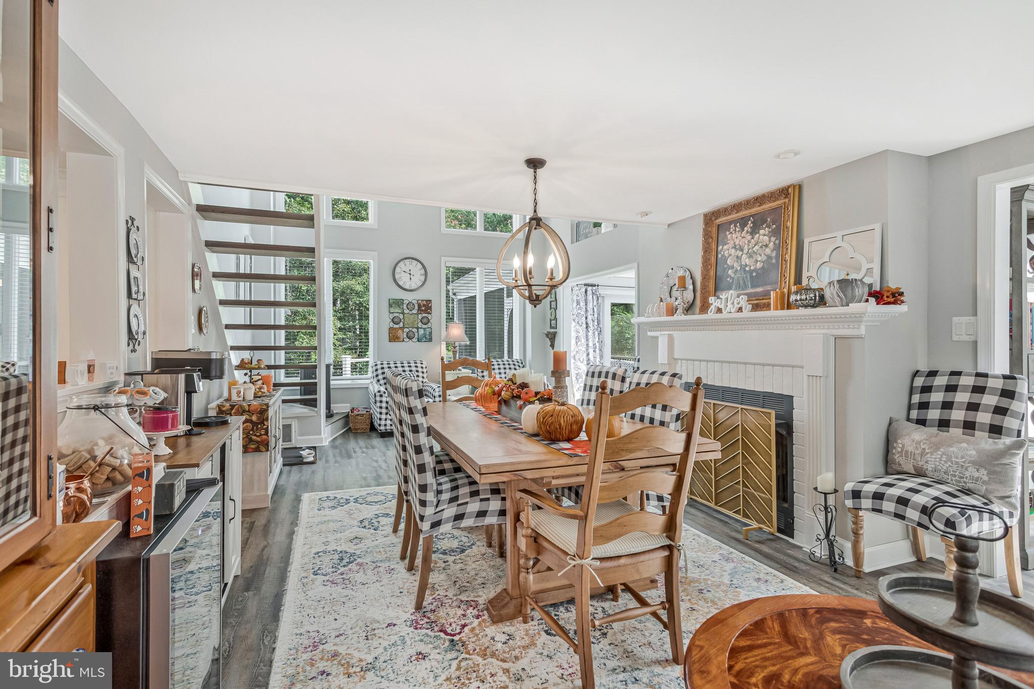 605 Barstow Road Prince Frederick, MD 20678 - Photo 14 of 57 a view of a livingroom with furniture and a fireplace