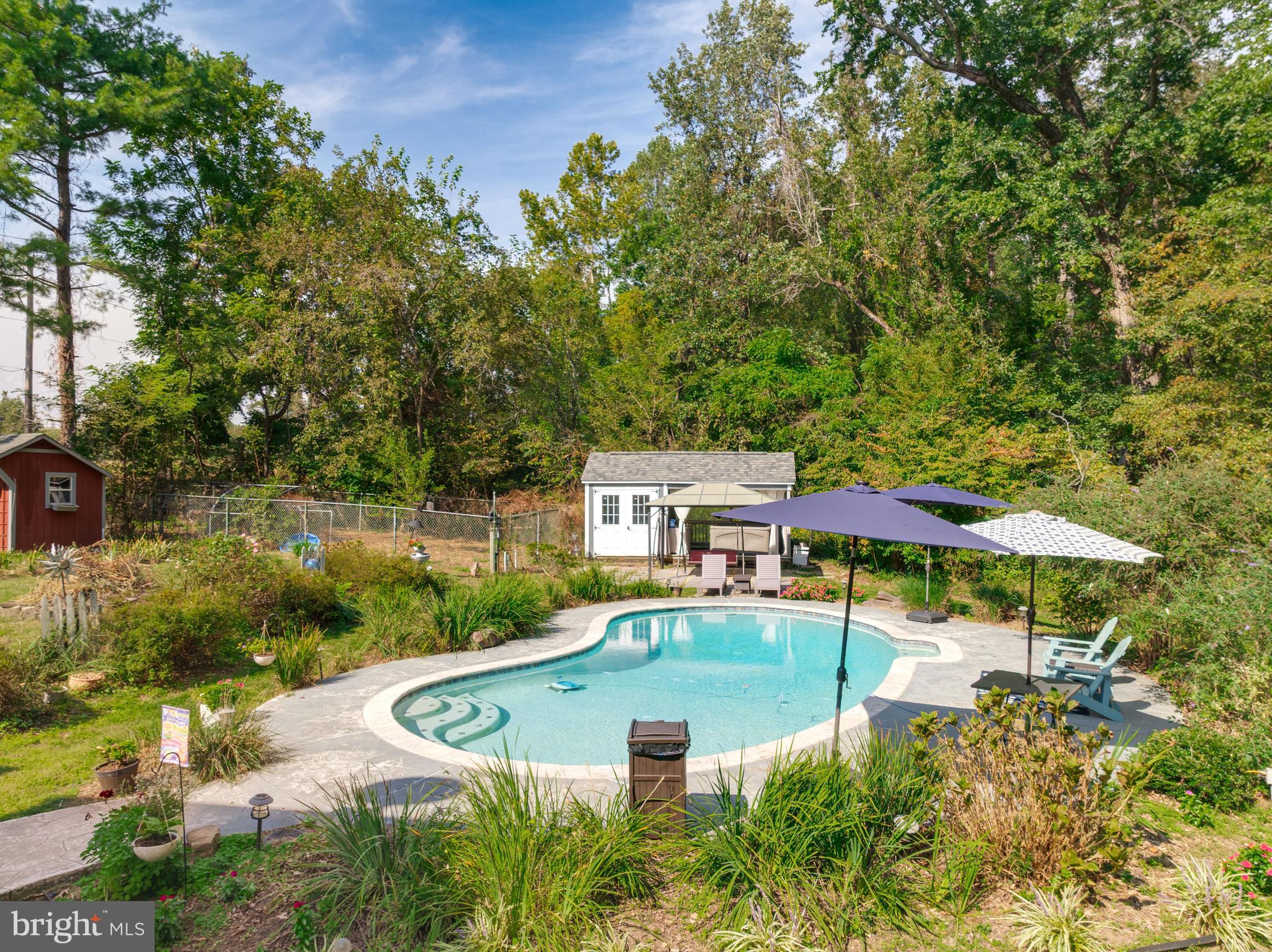 605 Barstow Road Prince Frederick, MD 20678 - Photo 47 of 57 an outdoor space with pool and furniture