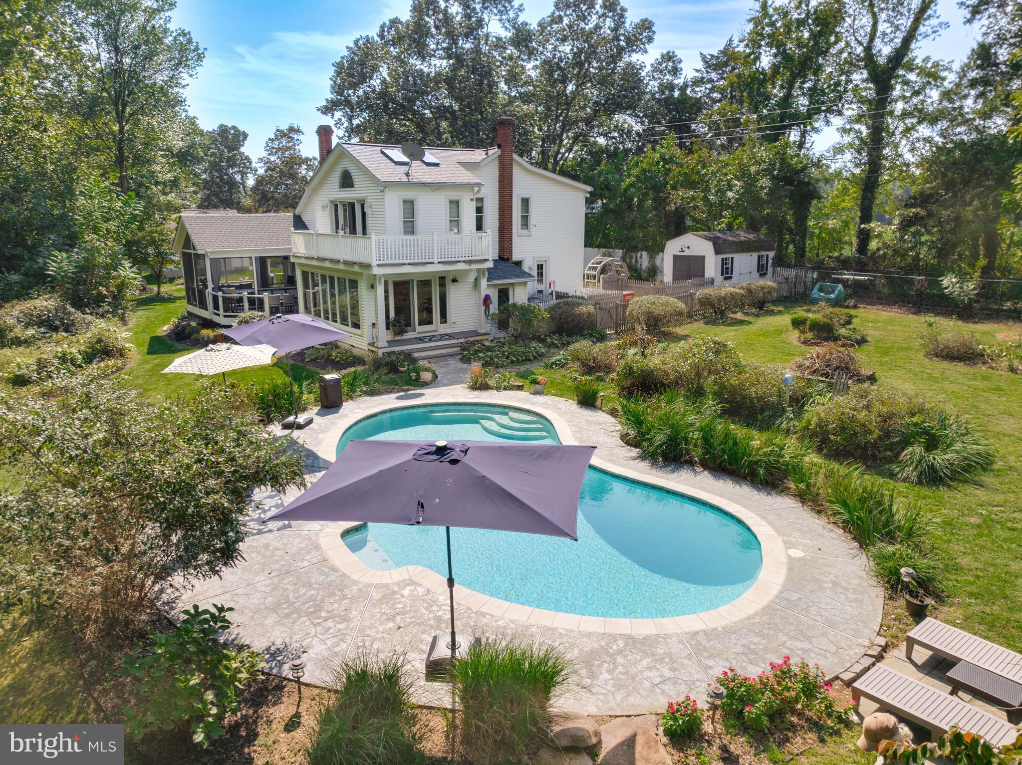 605 Barstow Road Prince Frederick, MD 20678 - Photo 50 of 57 a view of a house with a garden
