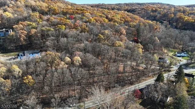 a view of a city and mountains
