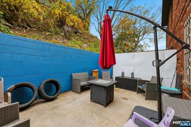 a view of outdoor space and barbecue grill