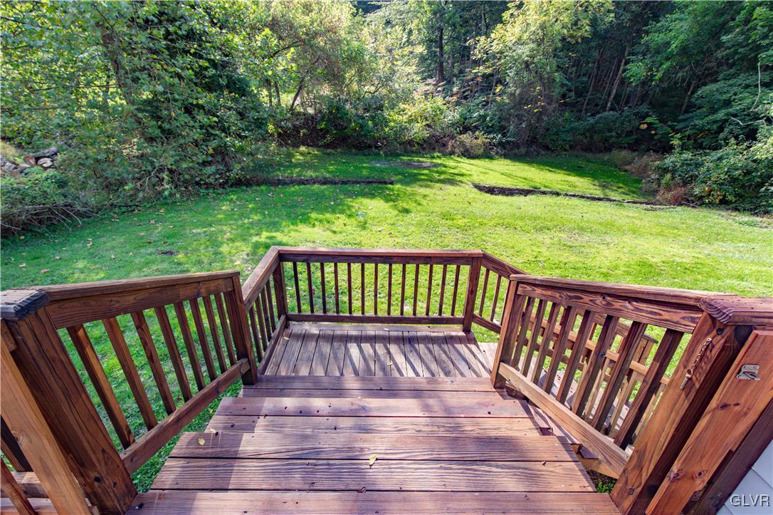 820 Morvale Road Easton, PA 18042 - Photo 14 of 50 a view of a wooden deck