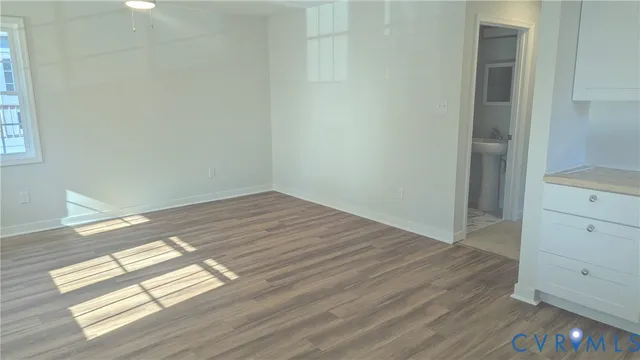 wooden floor in an empty room