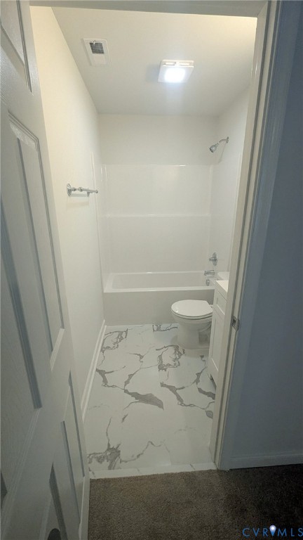 3008 Plumtree Street Colonial Heights, VA 23834 - Photo 5 of 11 Bathroom featuring dark marble finish flooring, sh