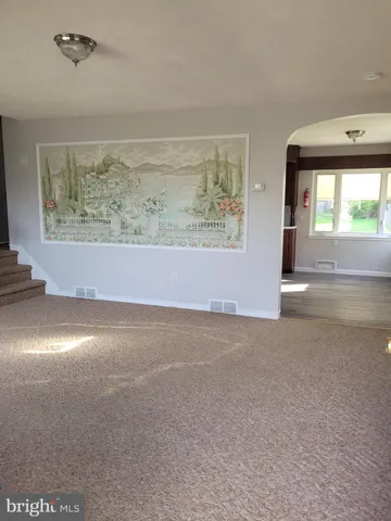 a view of a room with window