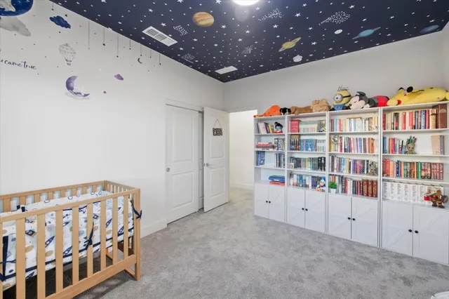 a room with storage and utility room