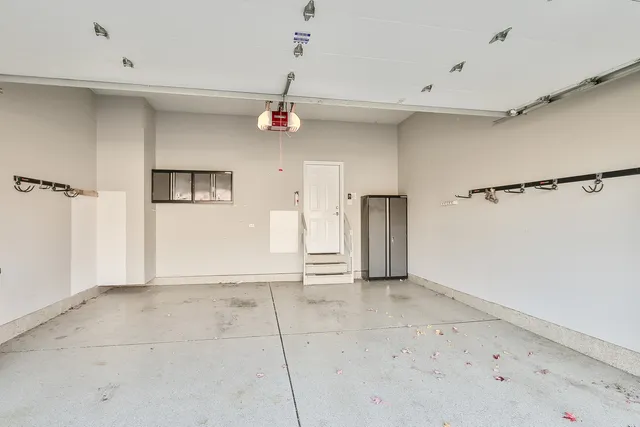 a view of an outdoor space with a garden