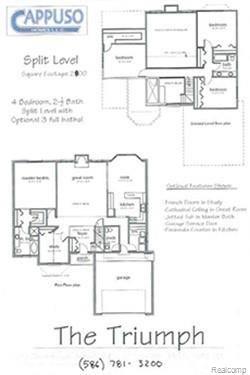 8539 Morningside Drive Romeo, MI 48065 - Photo 5 of 5 model-triumph-floorplan_thumbnail.jpg