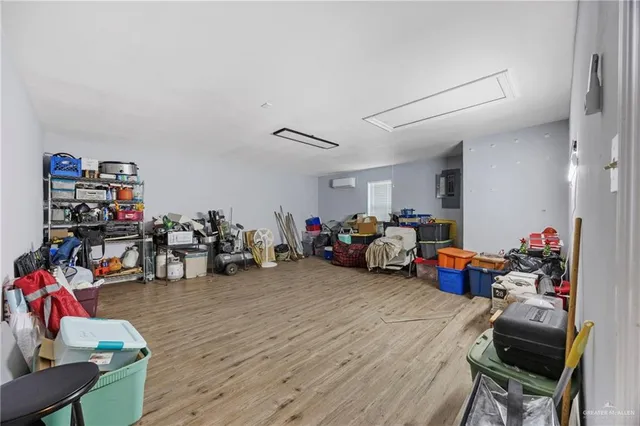 a view of a room with furniture and toys