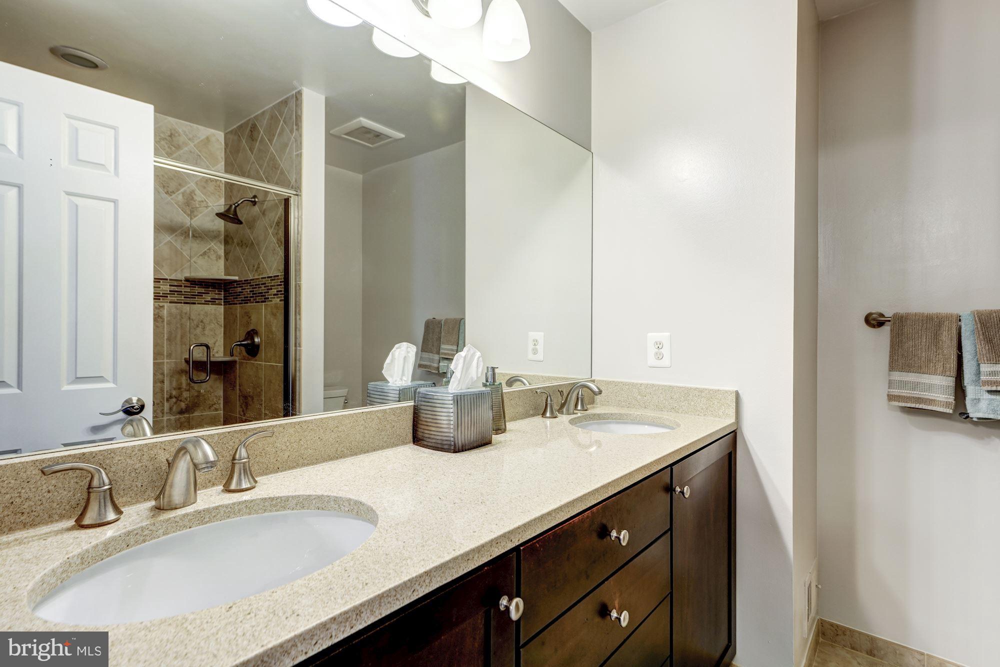 4519 4th Road North Arlington, VA 22203 - Photo 19 of 32 Renovated master bath with dual sinks