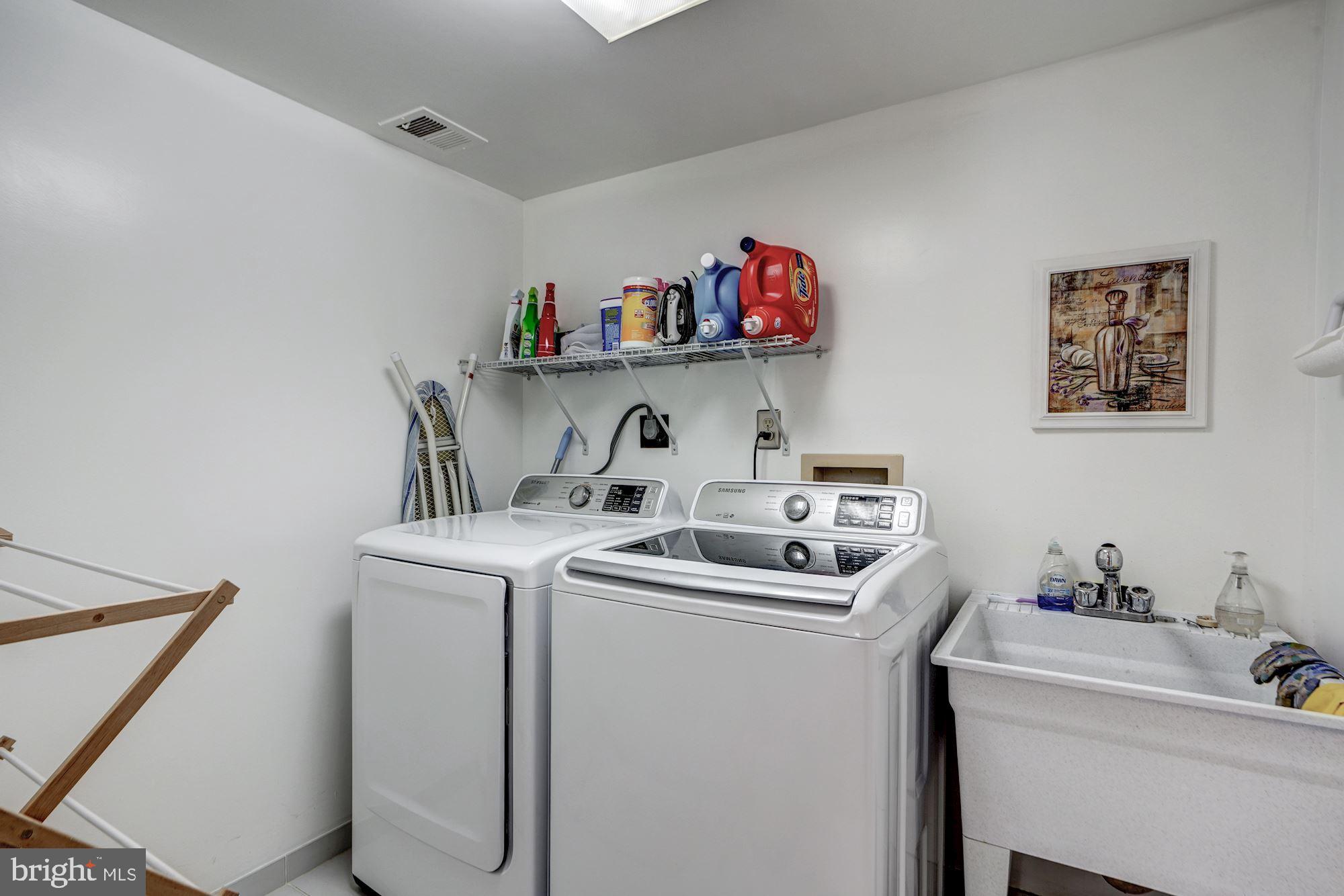 4519 4th Road North Arlington, VA 22203 - Photo 30 of 32 Lower level laundry room with sink