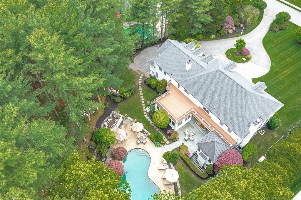 130 Bridle Trail Road Needham, MA 02492 - Photo 36 of 38 an aerial view of a house