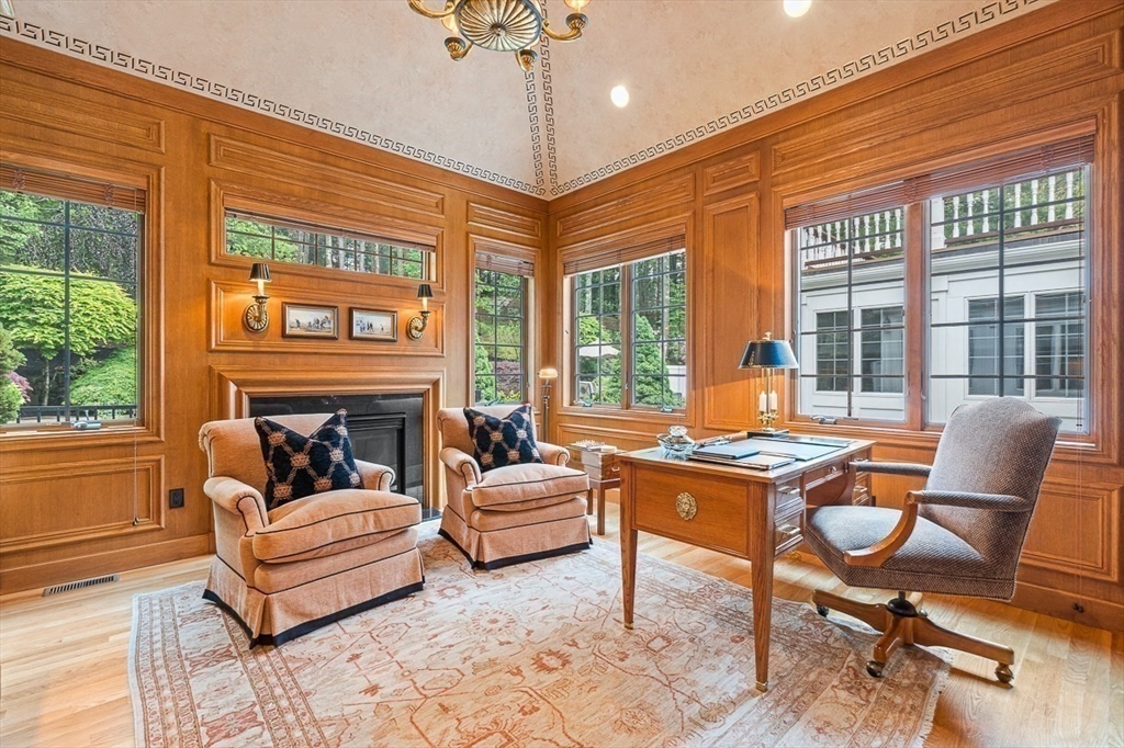 130 Bridle Trail Road Needham, MA 02492 - Photo 6 of 38 a living room with furniture a table and chairs
