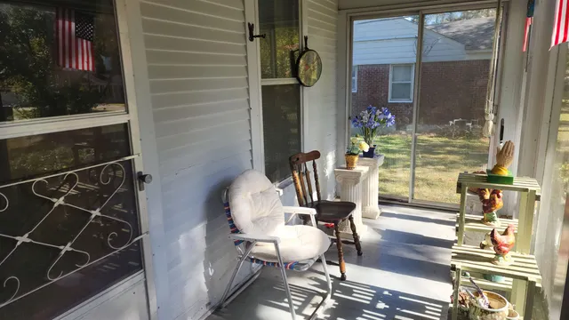 a room with musical instruments