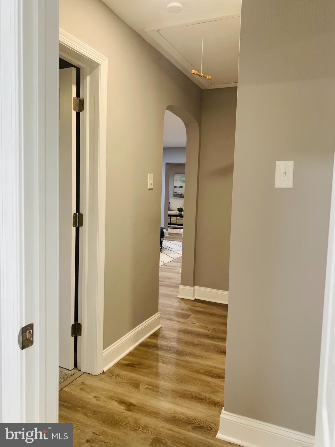 31 James Road Broomall, PA 19008 - Photo 44 of 54 attic access via pull down stairs in hallway