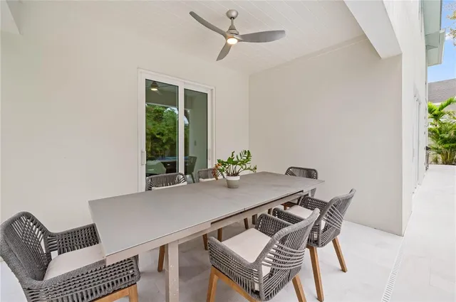 a house view with a outdoor space