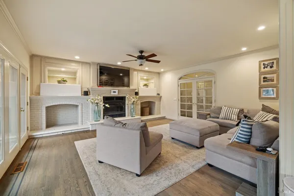 a kitchen with stainless steel appliances granite countertop a lot of counter space and a sink