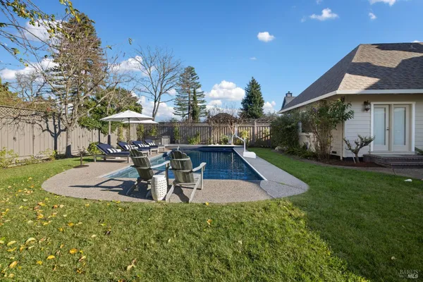 a view of outdoor space yard deck and lake view