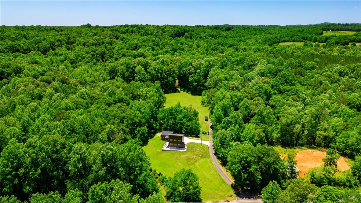 159 Cherokee Trail Easley, SC 29640 - Photo 35 of 38 An aerial perspective reveals a private home nestled amidst a vast, verdant woodland, promising tranquil seclusion.