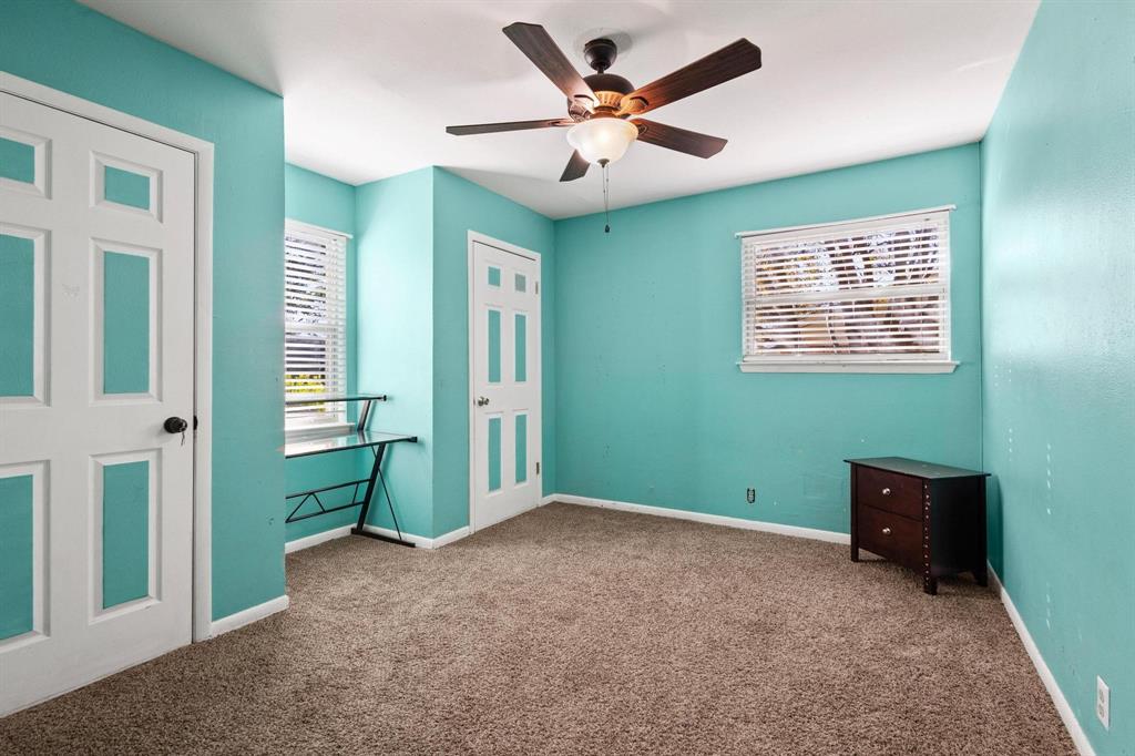1417 Morrison Drive Denison, TX 75020 - Photo 20 of 30 Unfurnished bedroom featuring carpet floors and a ceiling fan
