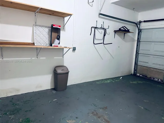 a view of storage and utility room