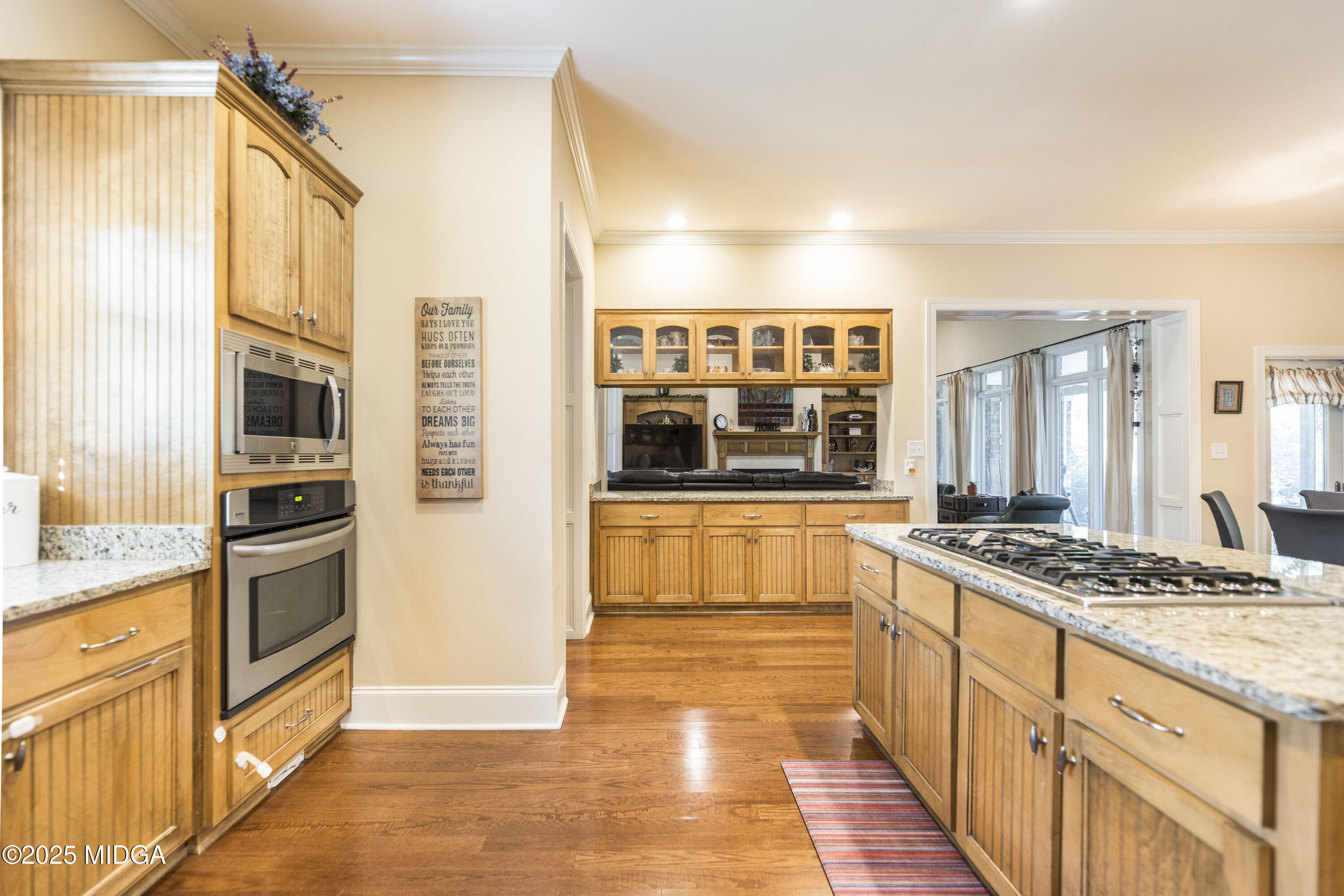 711 Latrobe Way Macon, GA 31220 - Photo 16 of 44 a kitchen with stainless steel appliances granite countertop a stove and a refrigerator